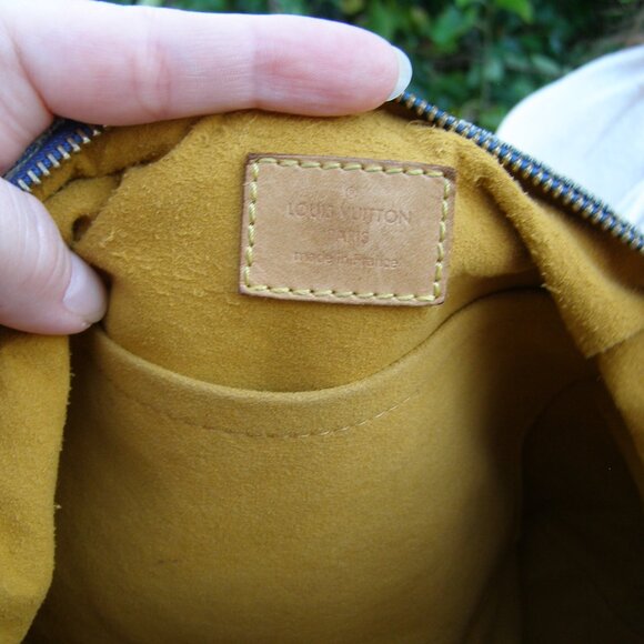 💙 LOUIS VUITTON Denim Monogram Baggy CROSSBODY MESSENGER BAG - Picture 14 of 16